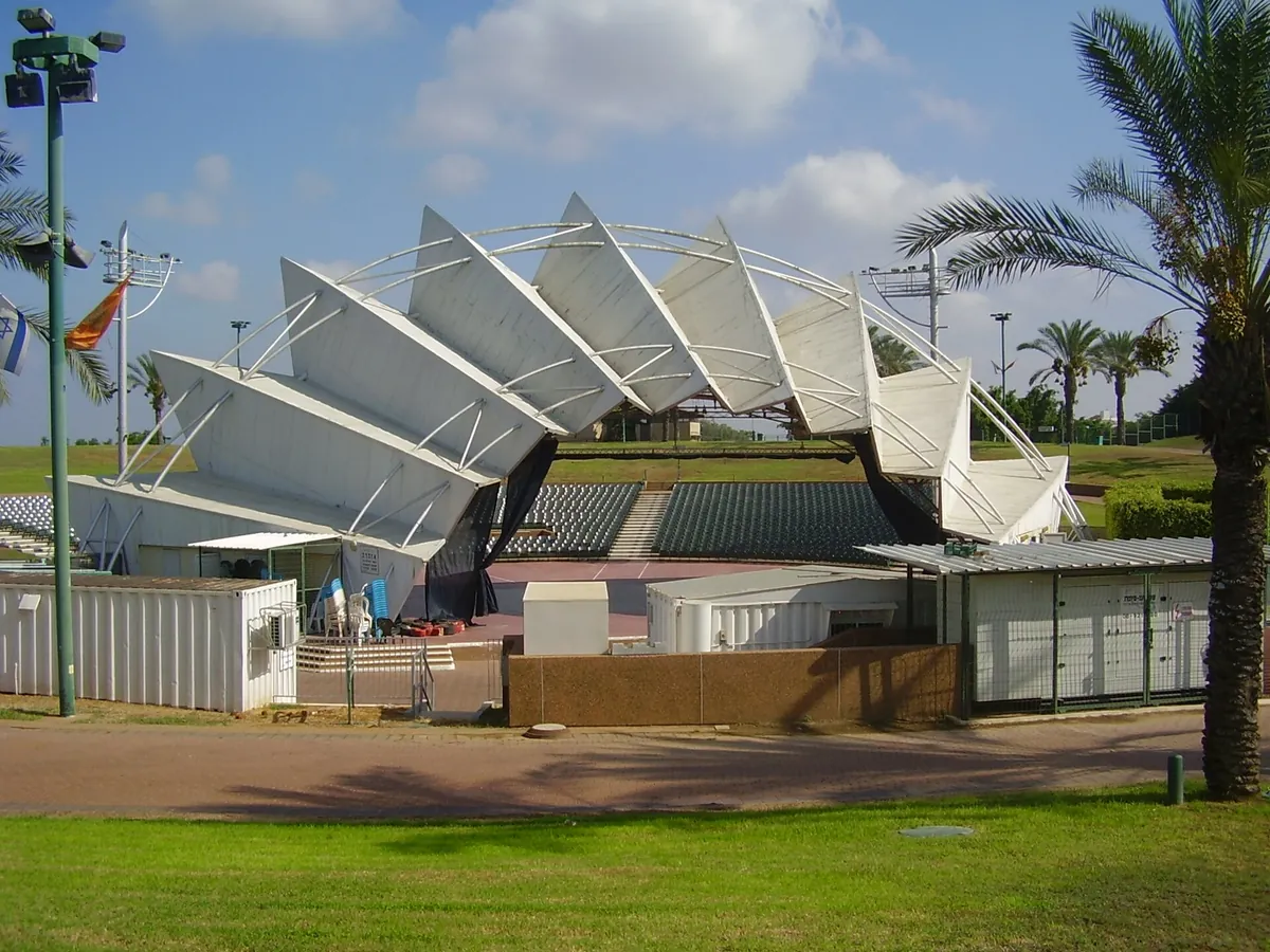 The open-air amphitheatre in Ra'anana Park