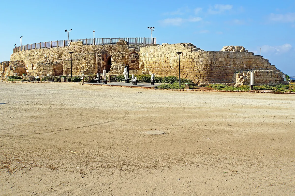 The Roman theatre at Caesarea National Park