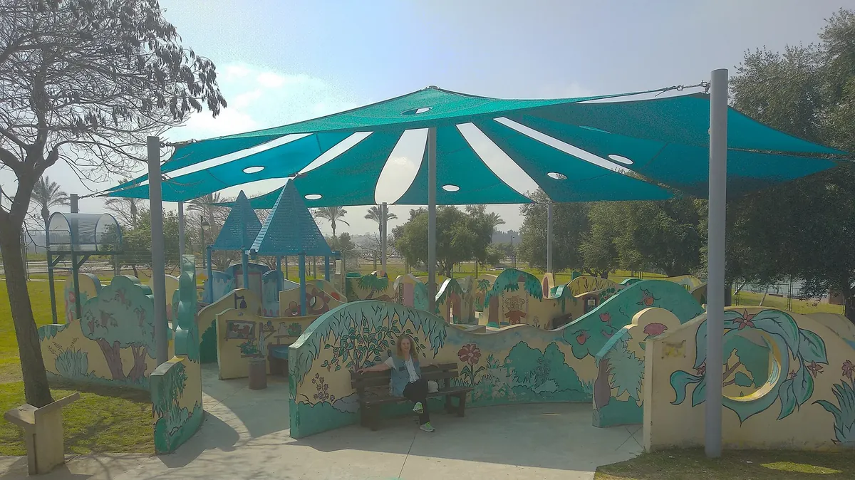 A hedge maze for children in Ra'anana Park